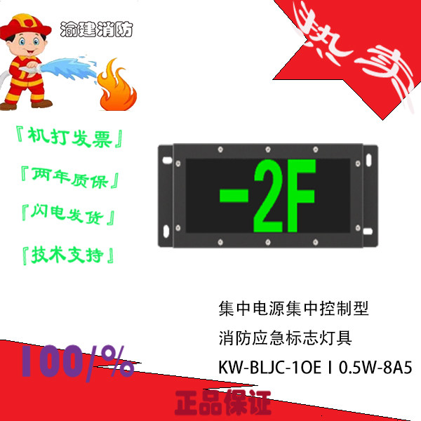 Zhongke Zhichuang centralized power control type fire emergency sign lamp KW-BLJC-1OEⅠ0 5W-8A5