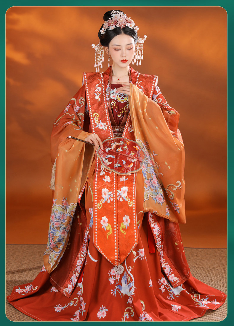 裳云兮 清平乐 宋制汉服 霞帔五套装 图9