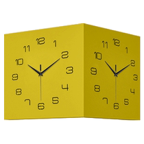 Современные минималисты вокруг угловых часов креативные часы висяющие часы ливинц-комнатный билицевой угловой окрашивание сетчатые красные приглушенные фонарь 2024 новый