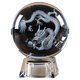 Twelve Zodiac Crystal Ball Ornaments 3D Carved Year of the Dragon Gifts Niche High-End Birthday Gifts for Friends and Classmates
