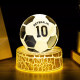 Graduation Season Birthday Gift for Boys Cristiano Ronaldo Messi Football Basketball Crystal Ball Luminous Crystal Ornament Souvenir