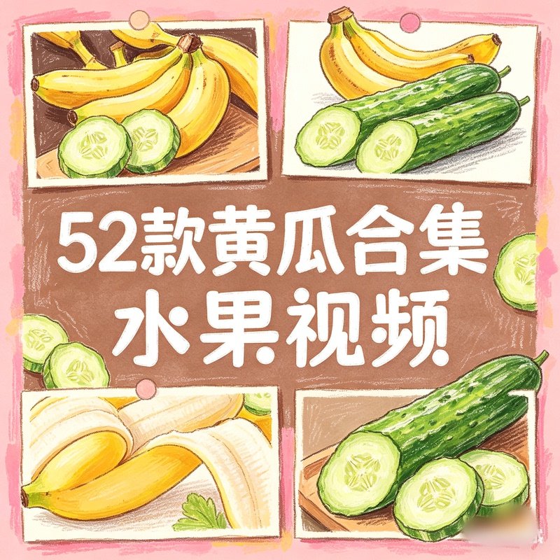 Cucumber Collection Organic Fruit and Vegetable Greenhouse Green 5K Video Source Material High-Definition Real-Shot Footage Editing