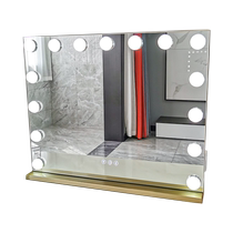 Smart desktop mirror makeup mirror beauty with light bedroom dressing mirror led light bulb fill light dressing table desktop