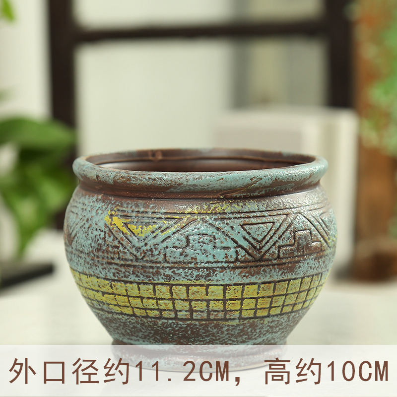 End fleshy flowerpot ceramic in the Europe type restoring ancient ways, flesh POTS, special offer a clearance breathable classic green plant POTS