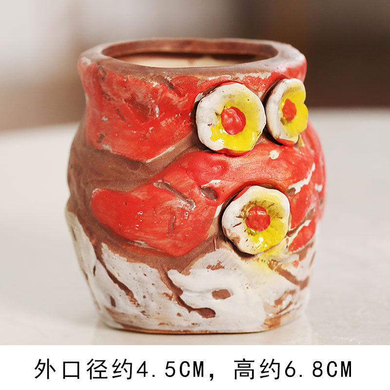 End flower pot in Korean coloured drawing or pattern, fleshy through pockets some ceramic porcelain flower creative move, lovely specials