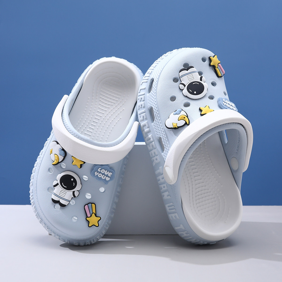 Delta Action Children's Croc Shoes Boys' Non-Slip Summer New Style Kids' Soft Sole Beach Sandals — 6