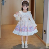 Весенний наряд маленькой принцессы, детская юбка, осеннее платье, стиль Лолита, в западном стиле, осенний