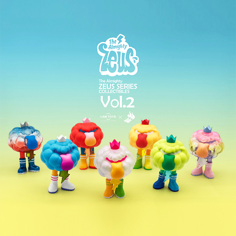 Blind box tide play model doll desktop car ornaments around toy boys gift invincible Zeus