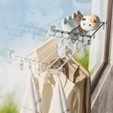 Складная сушилка на присоске, складная настенная сушилка для одежды на балконе, стеллаж для хранения без перфораторов, сушилка для обуви, подоконник