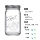 Американская банка Mason Jar Mason Bottle Glass Увлажняющая печать mini 4