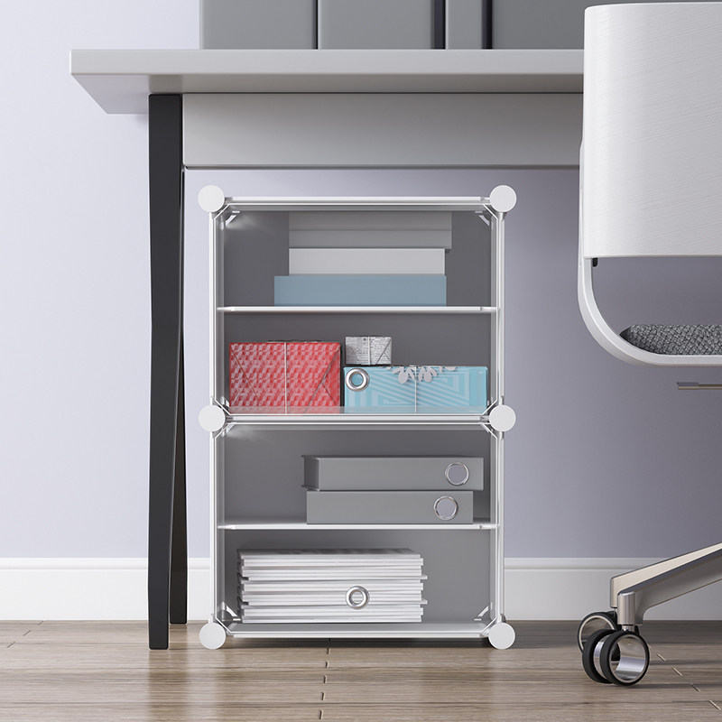 Yan Sequence File cabinet Office storage bookcase Desktop shelf Folder locker Under the table mobile small cabinet File cabinet Desktop finishing cabinet Floor-to-ceiling multi-layer combination high cabinet