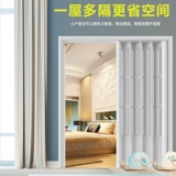 ПВХ Складная дверь Простая кухня Дверь Дверь Балкон Туалет толкание -открытое стелс -подвеска Дверь Использование