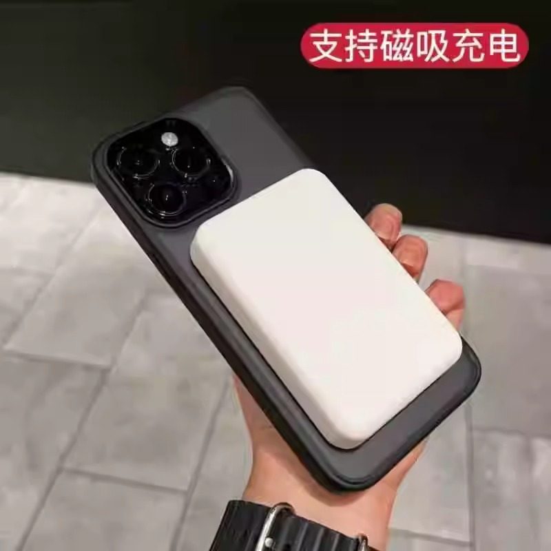 Hidden Folding Stand, New Magnetic Design, Suitable for Apple 16 Pro Max Phone Case, 15 Pro Matte Anti-Fingerprint, Suitable for iPhone 13 Couple Models, 12 Protective Case, 14 Anti-Drop Plus, High-End Feel