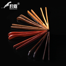 Solid wood tea leaves tea clips kung fu tea cups tweezers tea accessories stainless steel pure copper thickened tea drinking tools