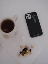 MaisonPromenade Tulip black environmentally friendly biodegradable phone case iPhone designer ins Wind