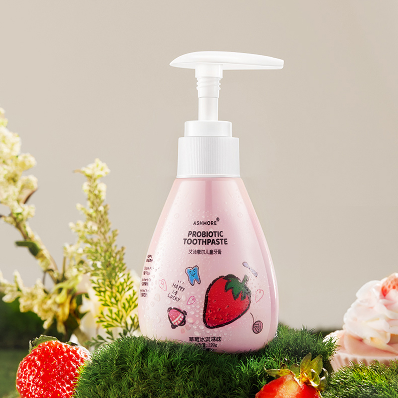 Ashmore Toothpaste for Children 3-6 Low Fluoride Toothpaste Dental Caries Can Swallow Babies 3-12 Years Old