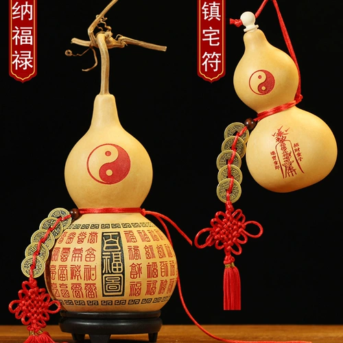 Природная настоящая тыква, китайский узел Пять Императорских Денежных Спеч