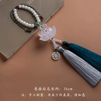 Подвесные бусины Бодхи в стиле лотоса с двойной кисточкой