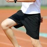 Летние шорты, тонкие мужские пляжные шелковые штаны для отдыха, свободный крой