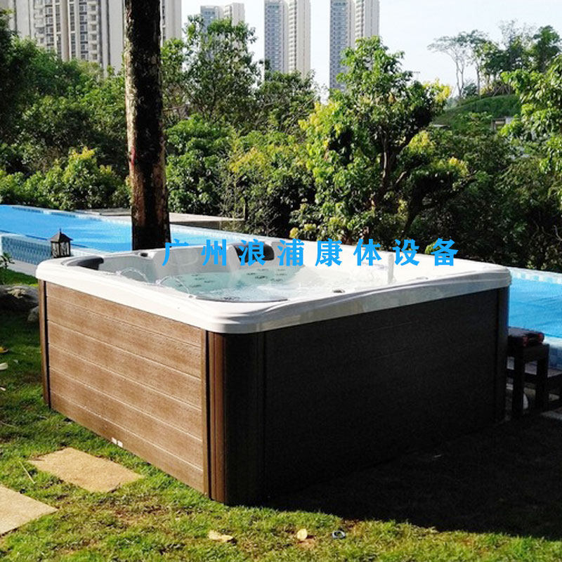 Villa Home SPA Massage Pool Hotel Thermostatic Bubble Pool Finished Acrylic Material Mobile Massage Pool