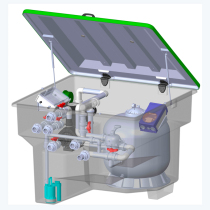 EMAUX swimming pool buried integrated filtration system fish pond sewage treatment equipment