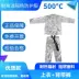 áo phòng Công việc bảo hộ hạng nặng 500 độ 1000 độ chịu nhiệt lá nhôm chống cháy chống bỏng quần áo chống cháy quần áo cách nhiệt quần áo tĩnh điện áo phòng sạch 