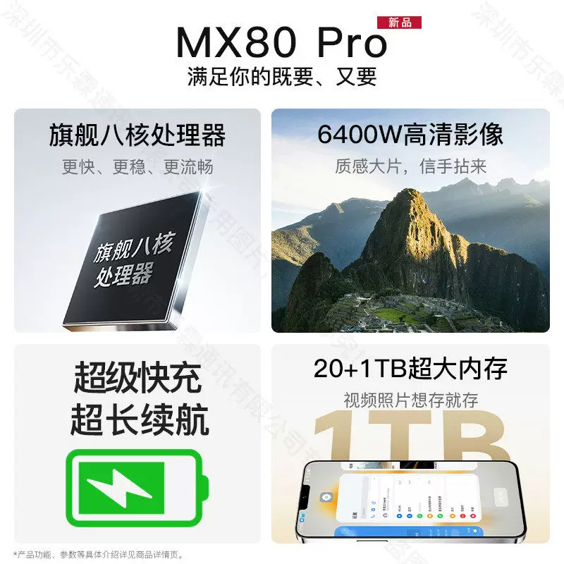 [Официальный фирменный магазин] 2026 Новейший M80Pro смартфон 512 ГБ памяти, игра тысячи юаней, студенческая вечеринка, 5G, полный сетевой доступ, дешевый, длительная батарея, Android Studio запасной