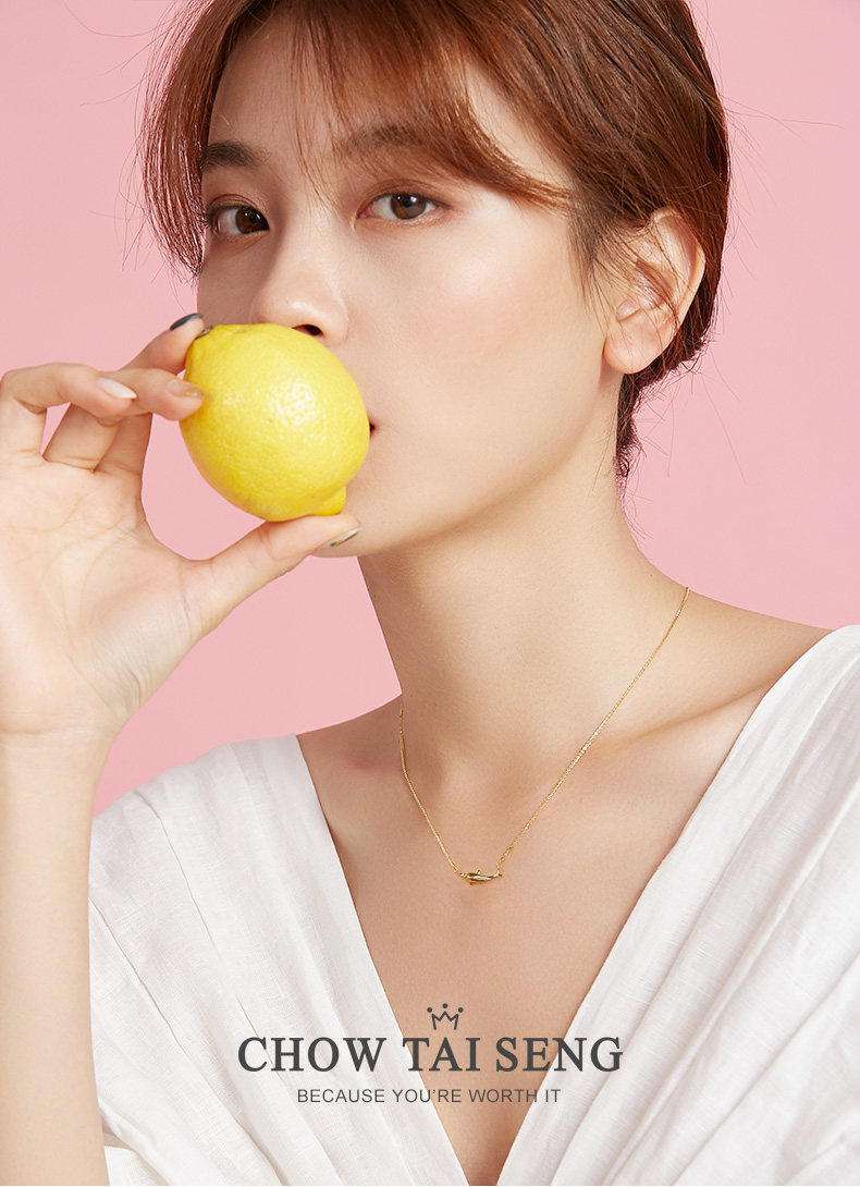 周大生 海豚项链 ins小众设计感 锁骨链 天猫优惠券折后￥99包邮（￥389-290）