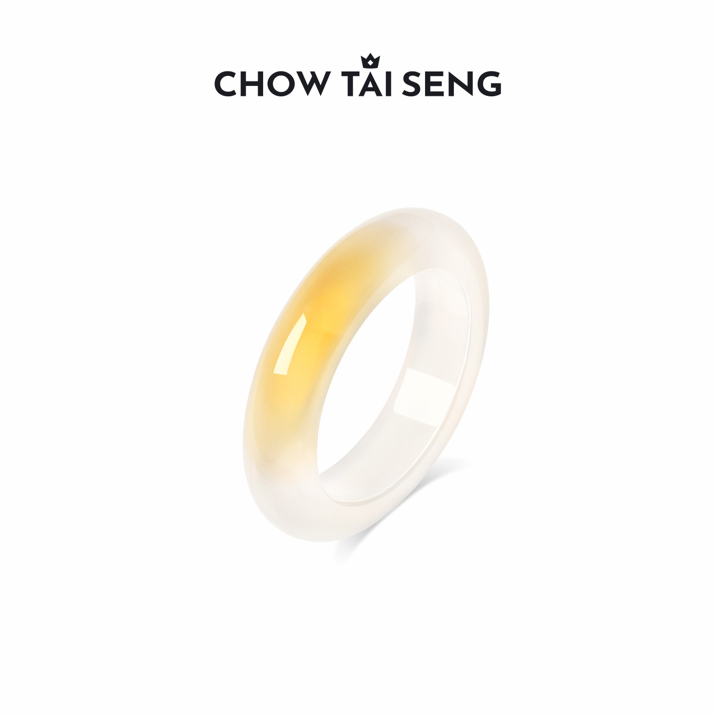 周大福翡翠カルセドニーリング、高級人差し指リング、伝統的な中国スタイルのジュエリー、ガールフレンドへの誕生日プレゼント