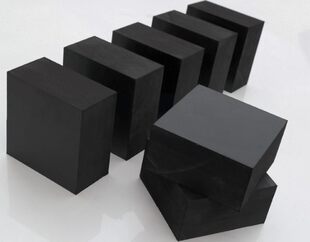 Machinery and Equipment Rubber Plate Highly Elastic Feet Wear-Resistant Rectangular Rubber Shock-Absorbing Block Punch Rubber Pad Machine