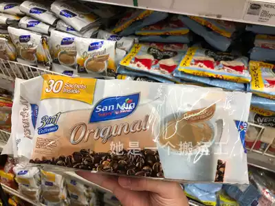 Philippine supermarket into SanMigSuperCoffee three-in-one 3in1 brewing drink instant coffee 20g30 packs