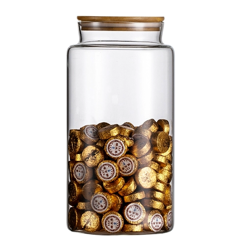 Стеклянная кожура мандарина, контейнер для хранения, стенд, чай Пуэр, коробка для хранения