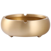 JKV brass ashtray creative personality trend home living room office retro new Chinese style anti-fly ash ashtray