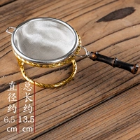 Из нержавеющей стали, бамбуковый, маленький, золотой