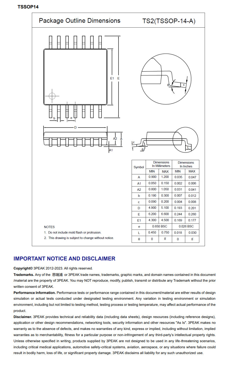 Original authentischer 3PEAK TP1562AL1-VR, oberflächenmontierter Typ MSOP-8, Markierung 1562A, Micro-Power-Operationsverstärker – Detail 17