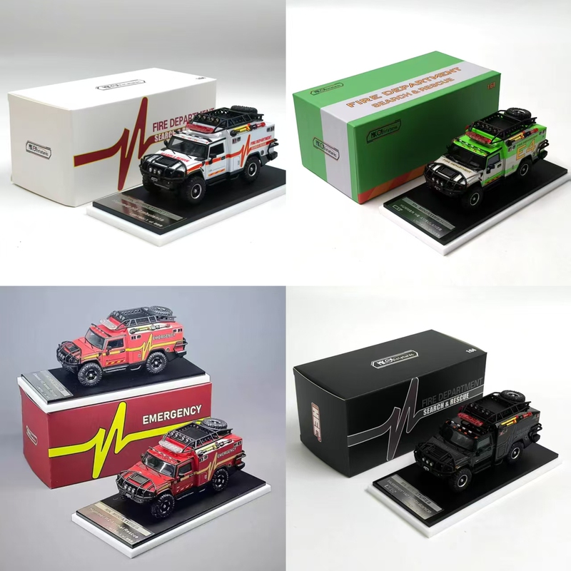 Mk 1:64 Hummer H2 Ambulance Hangzhou Exhibition Foshan Exhibition Limited Edition Simulation Alloy Car Model