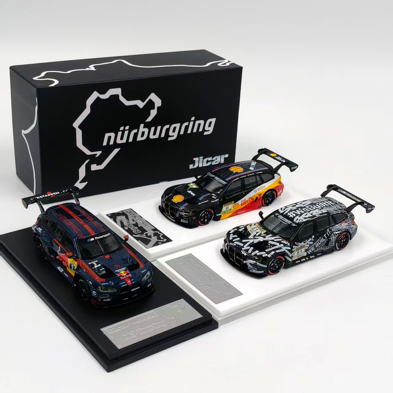 In Stock Jicar 1:64 Bmw M3 Gt Touring Simulation Alloy Car Model Collectible Ornament