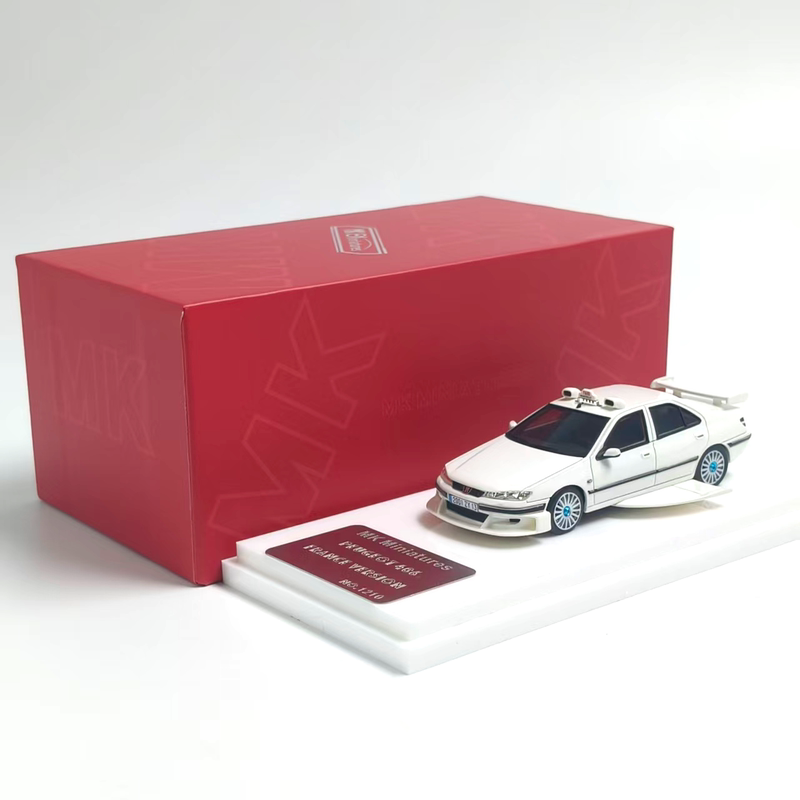 Mk Miniatures 1:64 Scale Taxi Express 406 Resin Simulation Car Model Collectible Ornament