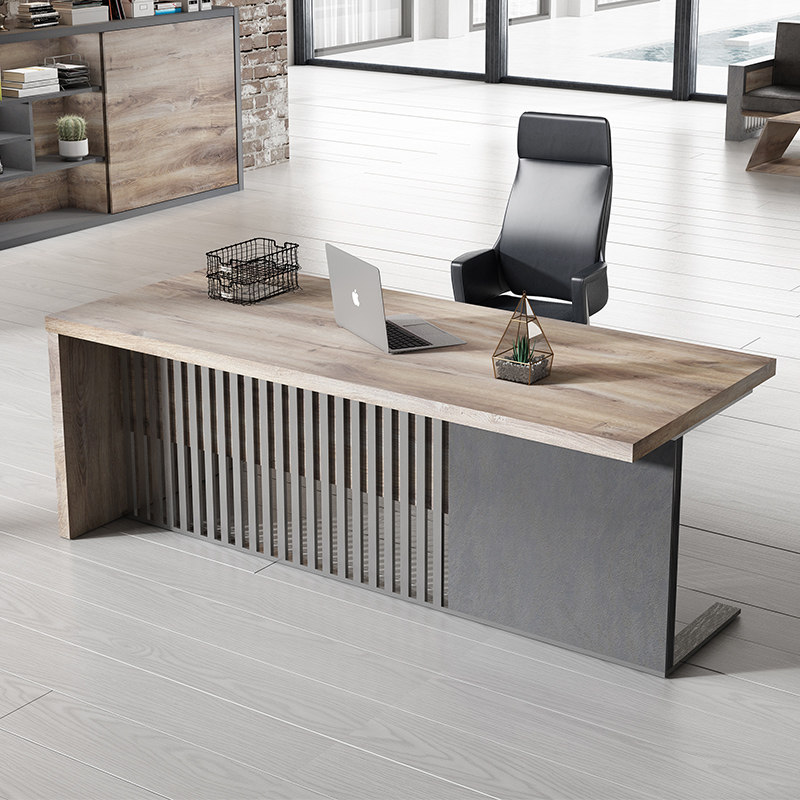 Boss Desk Desk Modern Minimalist Office Furniture Office Tables Big Bandai Manager Table Atmospheric President Table