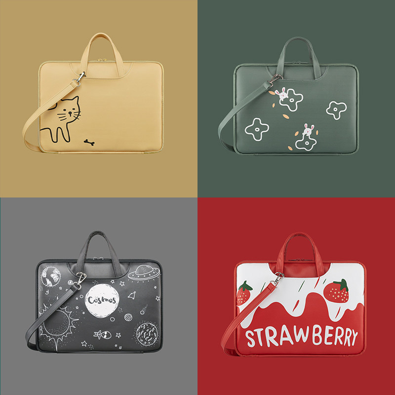Computer bag applicable 13 3 inch Huawei matebook HP Star 14 Female handheld MacBook Air Games This bag 15 6 Portable Pro16 Llever Box Belt