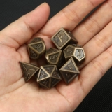 Metal Multi -Noodle Dice Coc Board Game Trpg Cesren Don и Dungeon DND Color