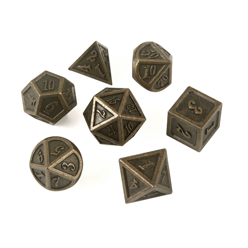Metal Multi -Noodle Dice Coc Board Game Trpg Cesren Don и Dungeon DND Color