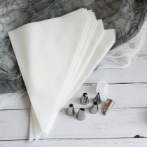 Disposable decorative bag baby food supplement mold cake baking tool cookie pasting bean set full set