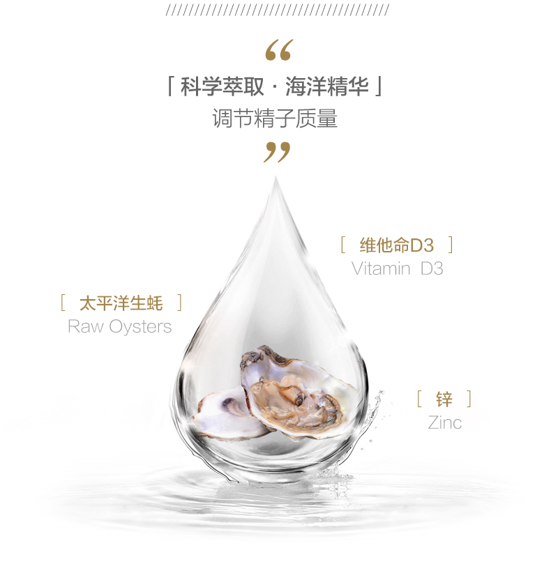 澳洲进口 Unichi 澳源优驰 金装生蚝精 牡蛎+锌片 60粒*2件 满满男友力 图4