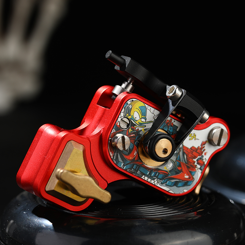 Allosaurus X3 double shrapnel motor tattoo machine equipment full set of professional direct drive tattoo cutting line fog machine