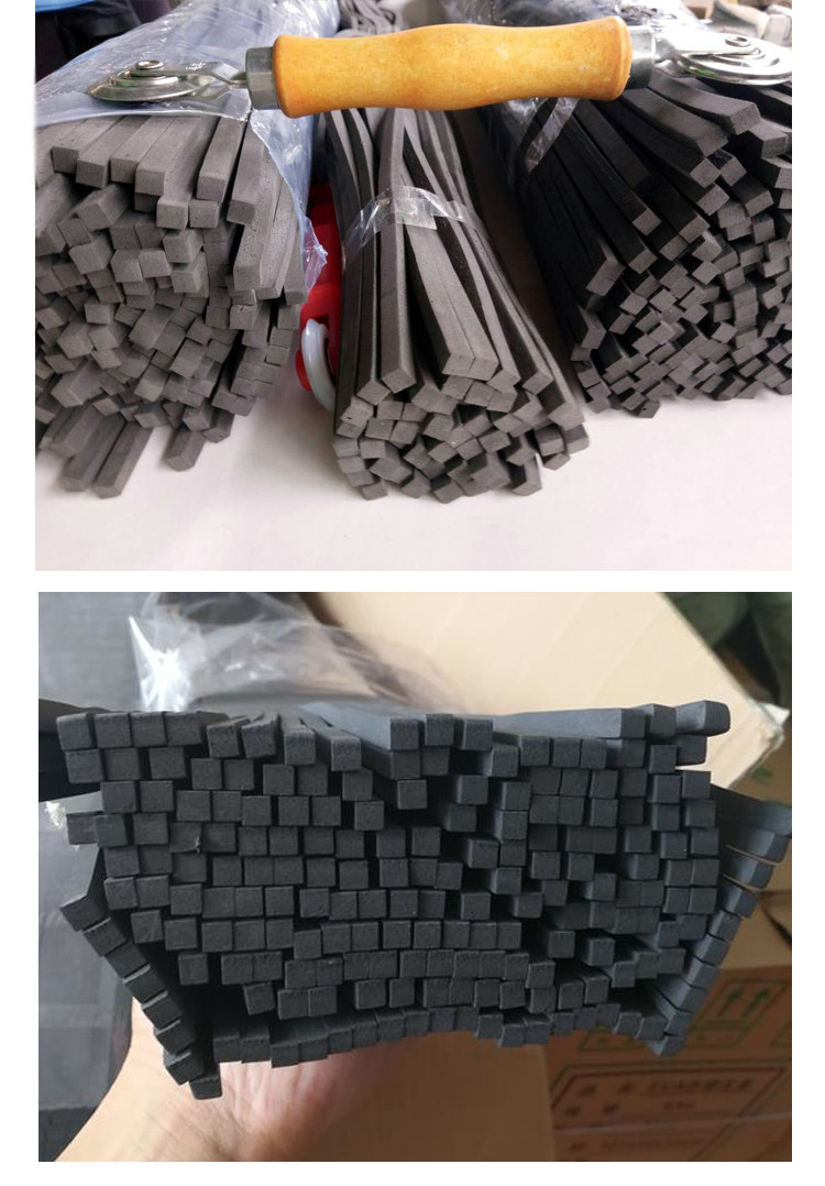 EVA strip, square screen window, gauze strip, mesh seal, plastic, steel, glass, insert, glass, shock absorption, custom, slot 8