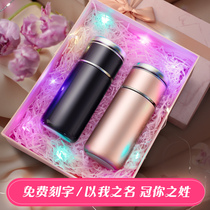 Thermos cup womens cup Valentines Day New Years Day gift water cup custom logo wholesale lettering cup Christmas gift