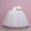 Children's dining chair dress TUTU yarn baby birthday party arrangement dress DIY creative decorative table dress