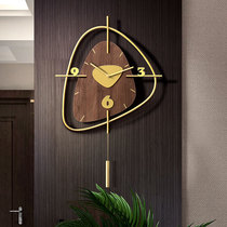 Modern simple wall clock Living room personality creative fashion Nordic watch Household light luxury art net red wall clock