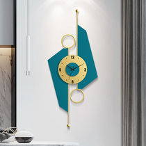 Nordic wall clock Living room light luxury atmosphere Modern simple watch household fashion personality creative decoration clock hanging wall
